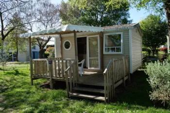 Accommodation - Mobile-Home Confort 18M² 1 Bedroom + Half-Covered Terrace - Flower Camping L'Ile d'Offard