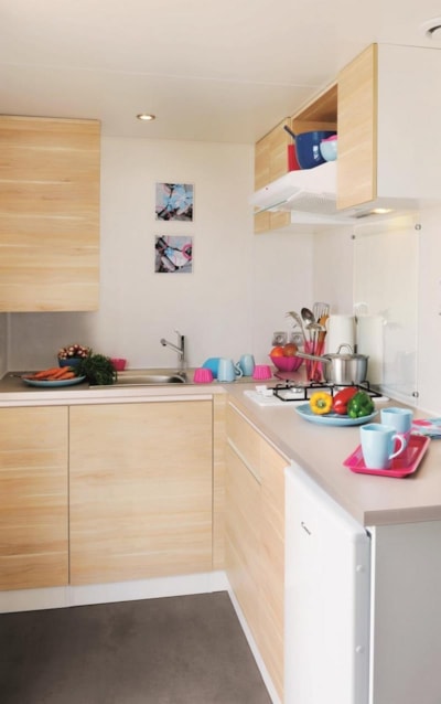 Mobile-home Standard 18m² 1 bedroom + Half-covered terrace