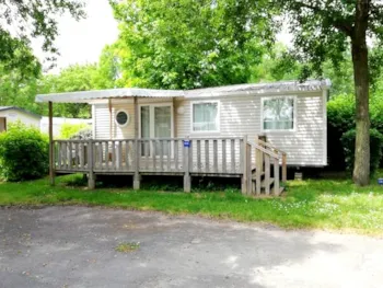 Accommodation - Mobile-Home Comfort 32M² 3 Bedrooms + Half-Covered Terrace - Flower Camping L'Ile d'Offard
