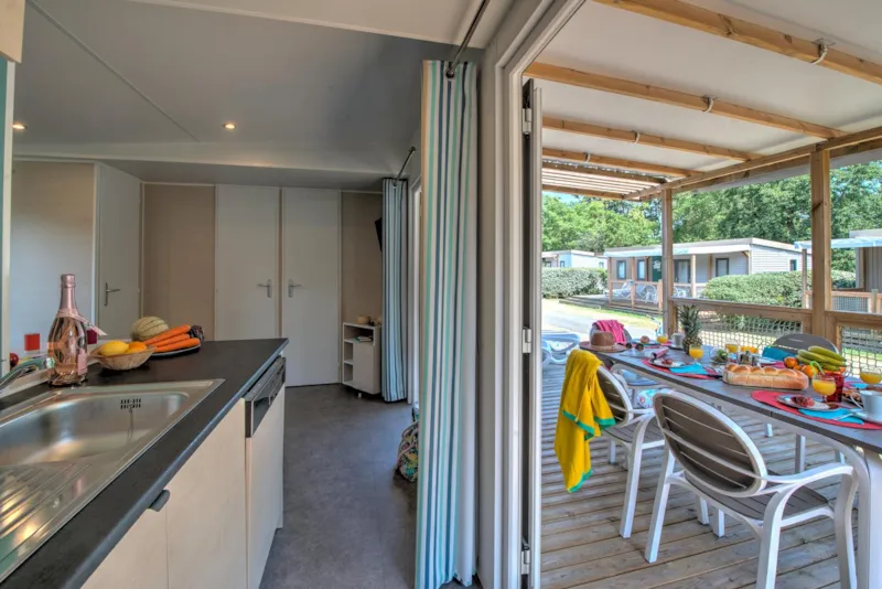 New //Homeflower Premium 35M² 3 Chambres + Clim + Terrasse Semi-Couverte + Tv + Draps + Serviettes