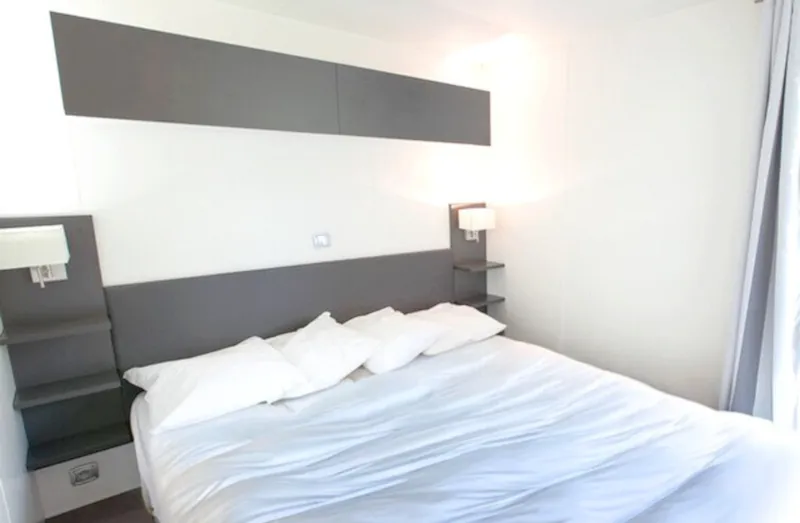 Mobil-Home Premium 40M² 2 Chambres + Clim + Tv + Terrasse Panoramique + Draps + Serviettes