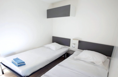 Mobile-home Premium 40m² 2 bedrooms + Air co + panoramic terrace + TV +  Sheets and towels