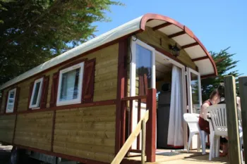 Mietunterkunft - Planwagen Confort 0M² - 2 Zimmer - Capfun - Camping la Madrague