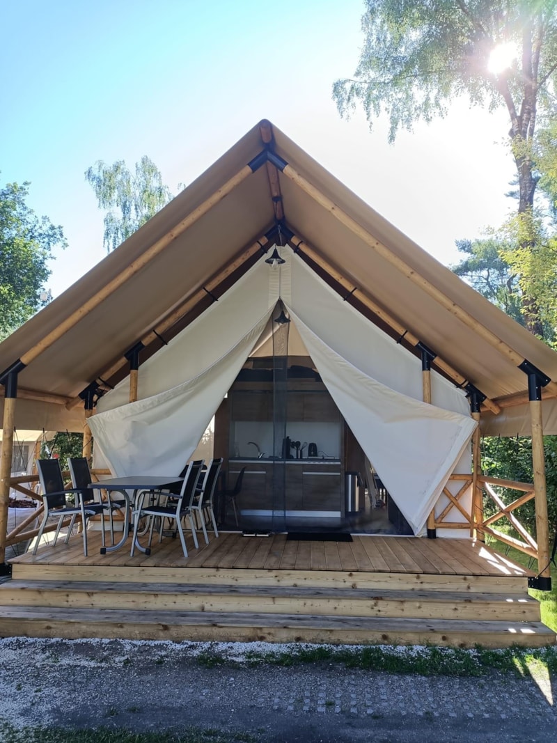 Glampingtent 4 pers.