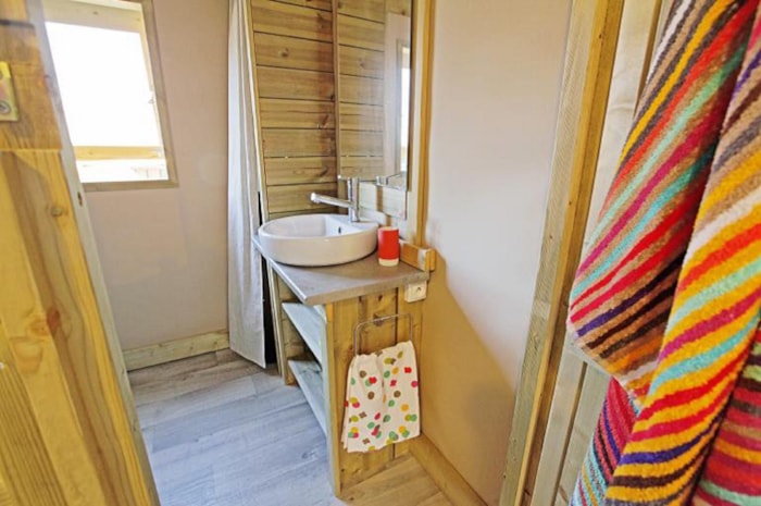 Cabane Lodge Cosy Flower Confort 2 Chambres 27M² - Terrasse Couverte