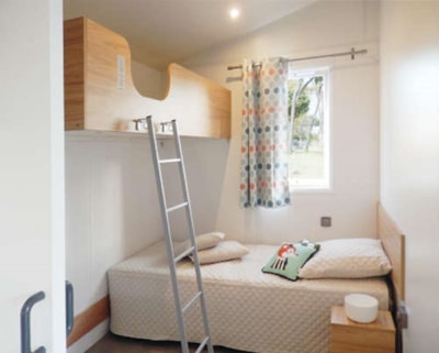 Mobile home CONFORT 2 bedrooms  34m² sheltered terrace adapted to the people with reduced mobility