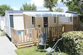 Mietunterkunft - Mobilheim Confort 2 Zimmer 24M² Überdachte Terrasse - Flower Camping La Guichardière