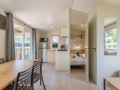 Mobile-home GRAND CONFORT 2 bedrooms 29 m² sheltered terrace + Dishwasher