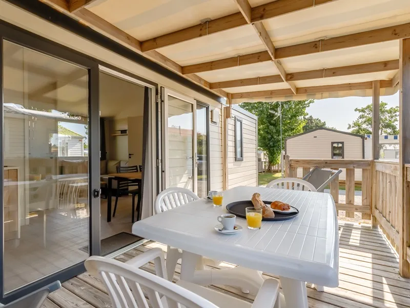 Mobil-Home Grand Confort 2 Chambres 29 M² Terrasse Couverte + Lave-Vaisselle