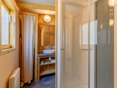 Cabine Lodge Cosy Flower CONFORT 2 bedrooms 27m² sheltered terrace