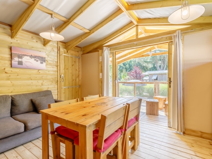 Cabane Lodge Cosy Flower Confort 2 Chambres 27M² - Terrasse Couverte