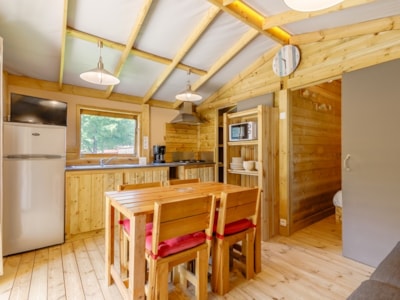 Cabine Lodge Cosy Flower CONFORT 2 bedrooms 27m² sheltered terrace