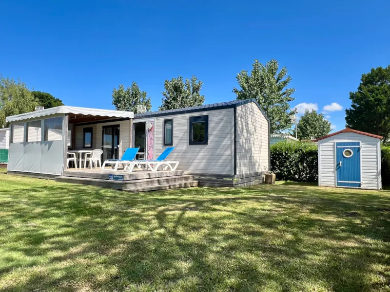 Mobil-Home Grand Confort 3 Chambres 2 Salles De Bain 36 M² Terrasse Couverte