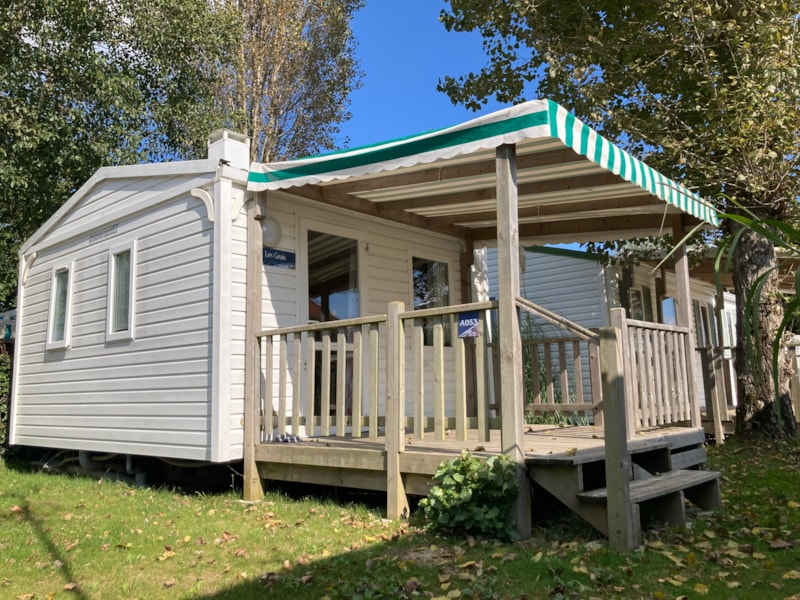 Stacaravan STANDARD ECO  1 kamer 16m² overdekt terras