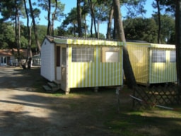 Huuraccommodatie(s) - Stacaravan Standard 1 Kamer - Camping de Mindin - Camping Qualité