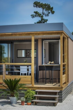Alojamiento - Mobile-Home Premium 2 Bedrooms Sea View - Camping de Mindin - Camping Qualité