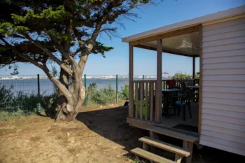 Mietunterkunft - Mobilheim Confort* 2 Zimmer Sea View - Camping de Mindin - Camping Qualité