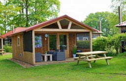 Huuraccommodatie(s) - Basic Lodge - Camping De Kleine Wolf