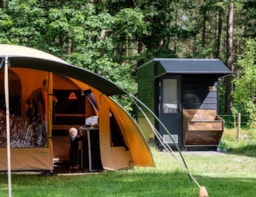 Parcela - Parcela Con Instalaciones Sanitarias Privadas - Camping De Kleine Wolf