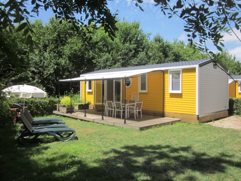 MOBIL-HOME - 3 chambres - 2 salles de bain - PERGOLA - 36 m² -