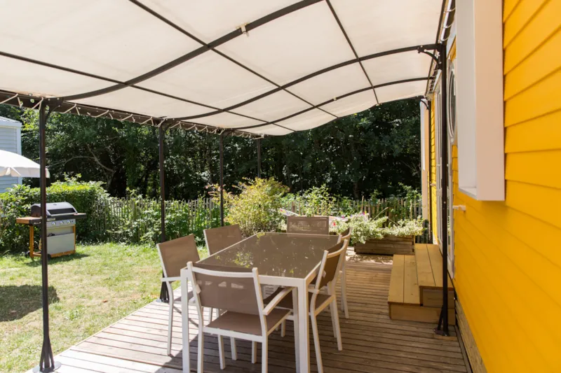 Mobil-Home - 3 Chambres - 2 Salles De Bain - Pergola - 36 M² -