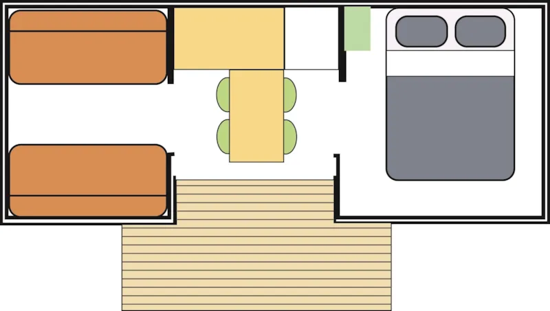 Hébergement - 1 Chambre - Coco Sweet -16 M² -