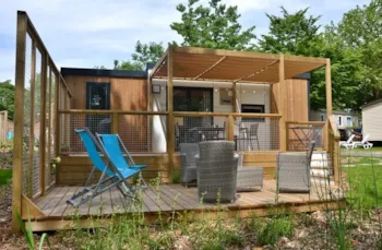 Mietunterkunft - Mobilheim - 2 Schlafzimmer - 2 Badezimmer - Taos Premium - 35 M2 - - Castel Camping La Garangeoire