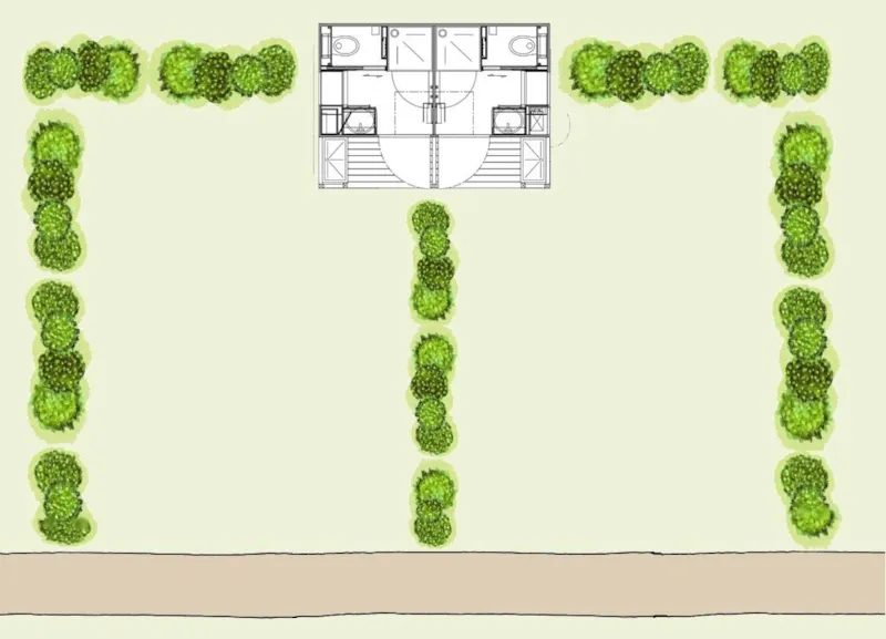 Emplacement Avec Sanitaire Privé - Electricité 16A + Eau + Evacuation + Frigo 45L
