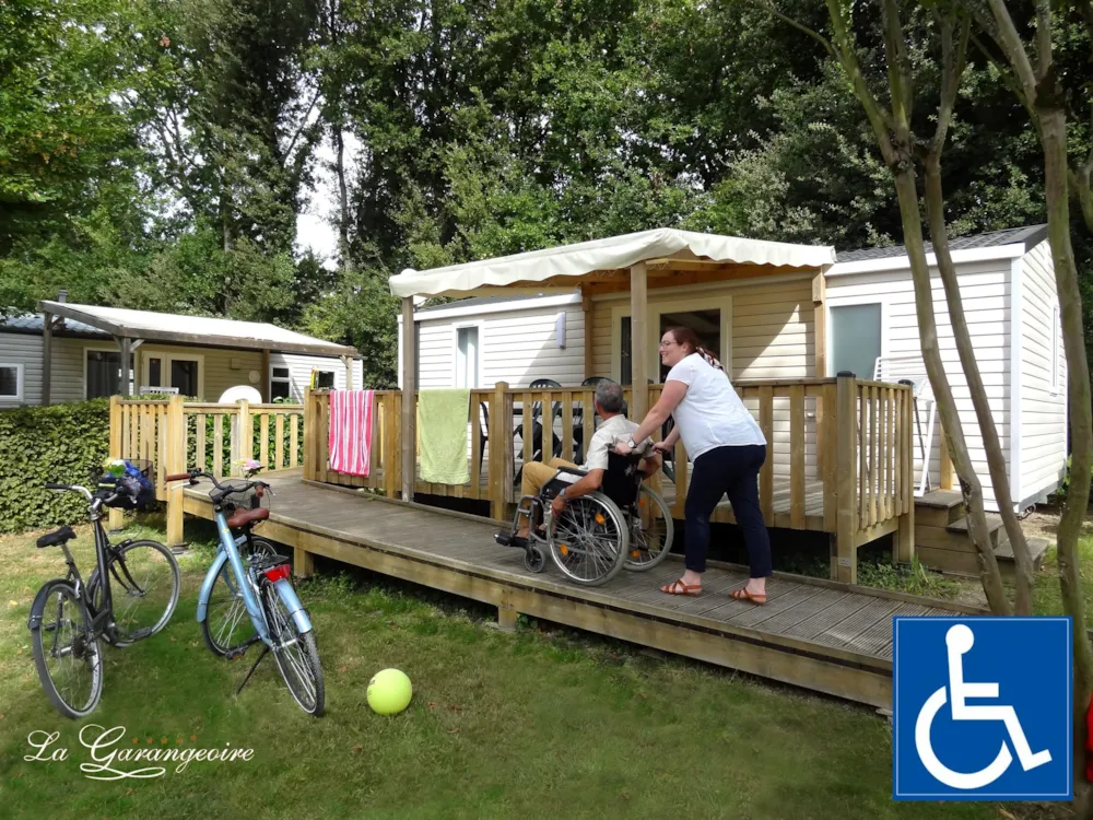 Location - Mobil-Home - 2 Chambres - 1 Salle De Bain - Life Pmr - 30.50M² - Avec Tv (Fransat) - - Castel Camping La Garangeoire