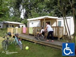 Mobile Home - 2 Bedrooms - 1 Bathroom - 4/5 Pers - Life Designed For Disabled People - 30.50 M2 - With Tv (Fransat) -