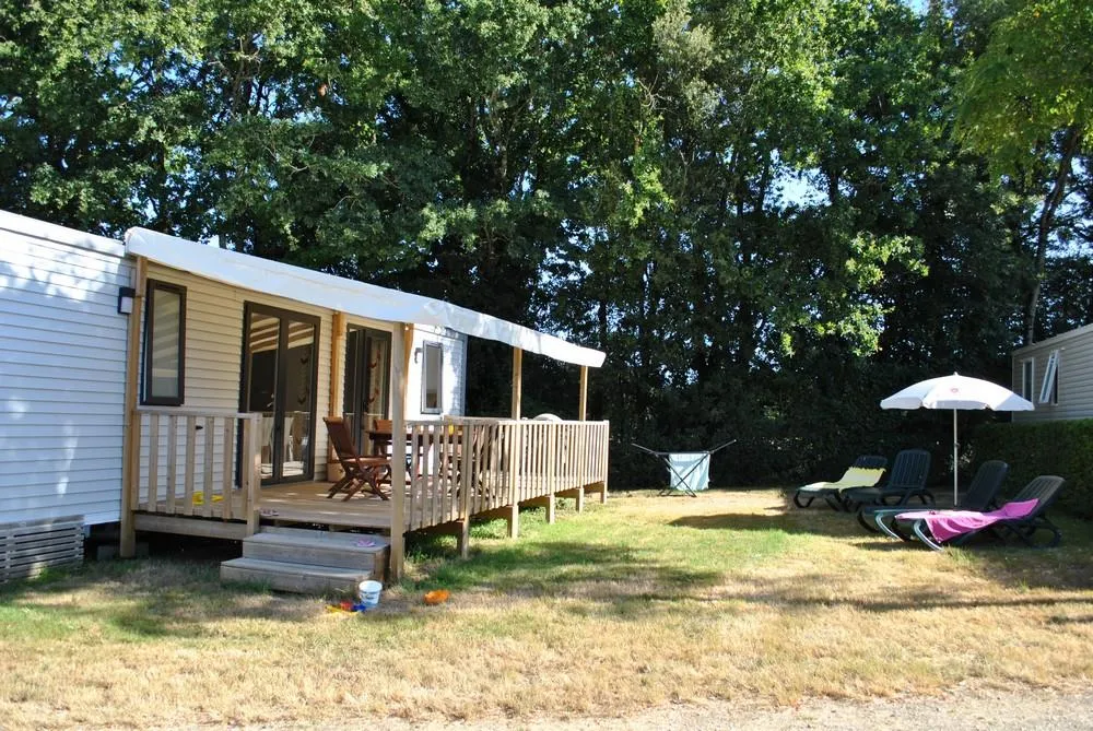 Location - Mobil-Home - 3 Chambres - 2 Salles De Bain - Oceania Xxl - 40 M2 - - Castel Camping La Garangeoire