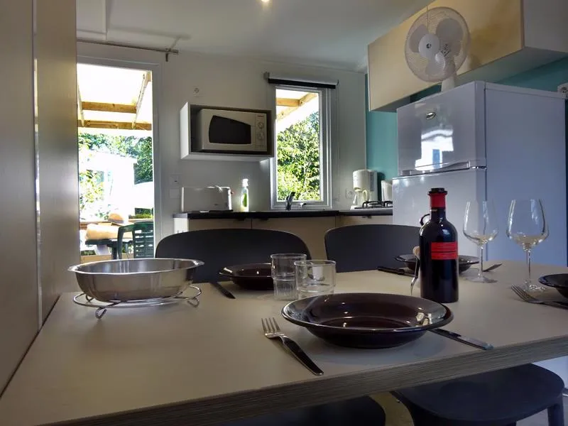 Mobil-Home - 2 Chambres - 1 Salle De Bain - Compact - 22.9 M²-