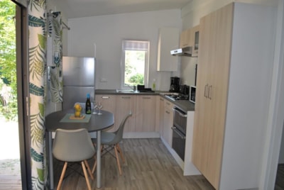 CHALET - 2 bedrooms - 1 bathroom - COUNTRY LODGE with TV - 35 m2 -