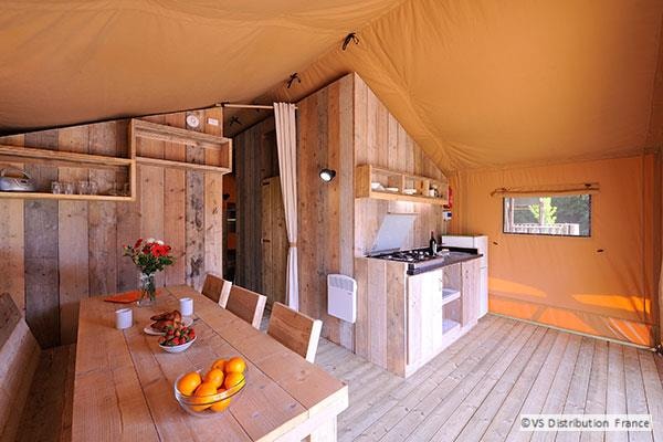 Tente - 2 Chambres - 1 Salle De Bain - Safari Lodge - 35 M² -