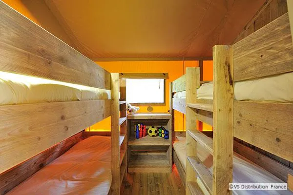 Tente - 2 Chambres - 1 Salle De Bain - Safari Lodge - 35 M² -