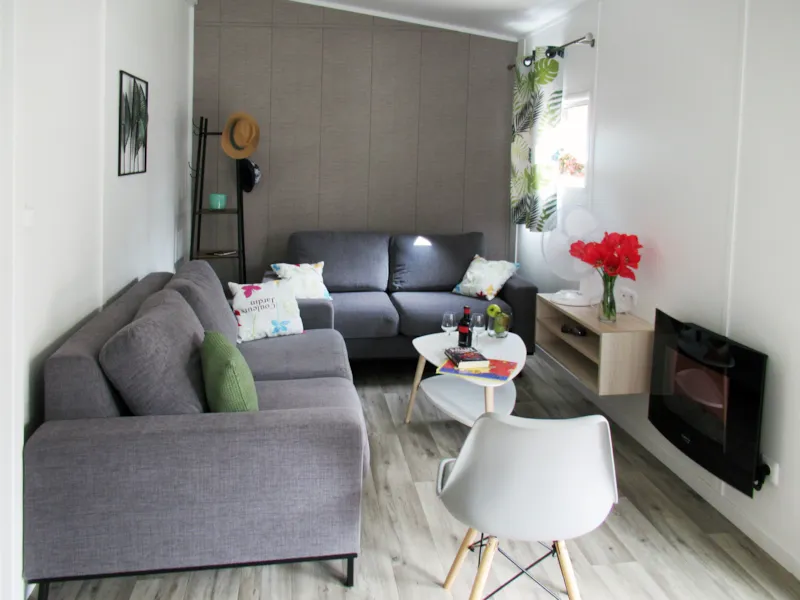 Chalet - 2 Chambres - 1 Salle De Bain - Country Lodge Avec Tv - 35 M²-