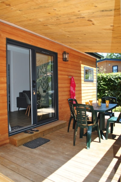 CHALET - 2 bedrooms - 1 bathroom - COUNTRY LODGE with TV - 35 m2 -