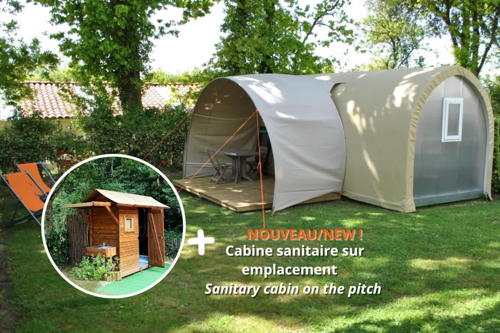 Location - Hébergement - 1 Chambre - Coco Sweet -16 M² - - Castel Camping La Garangeoire