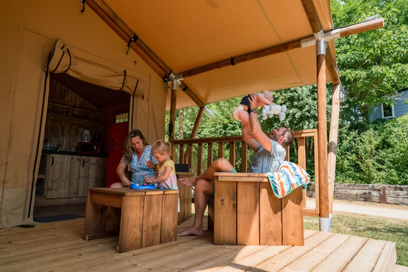 Tente - 2 Chambres - 1 Salle De Bain - Safari Lodge - 35 M² -