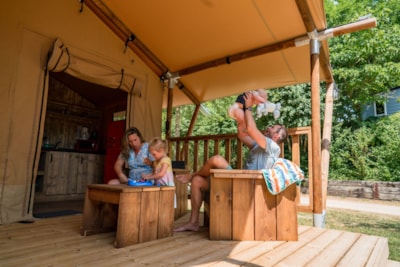 TENT - 2 bedrooms - 1 bathroom - SAFARI LODGE - 35 m² -
