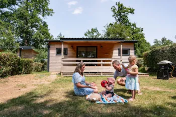 Mietunterkunft - Hütte - 2 Schlafzimmer - 1 Badezimmer - Country Lodge Mit Tv -  35 M2 - - Castel Camping La Garangeoire