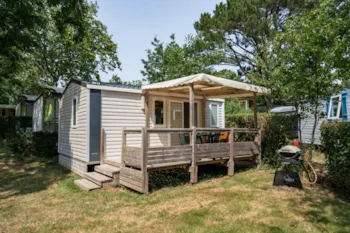 Mietunterkunft - Mobilheim - 2 Zimmer - 1 Badezimmer - Compact - 22.9 M² - - Castel Camping La Garangeoire