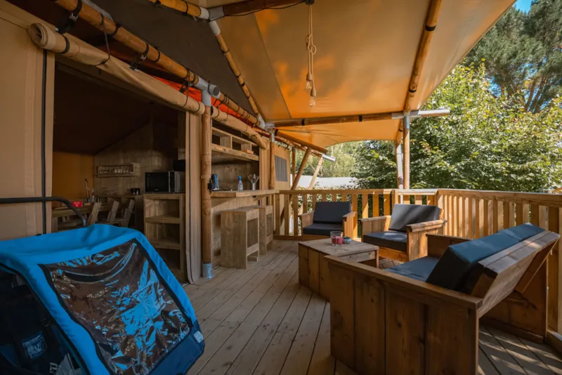 Tente - 3 Chambres - 1 Salle De Bain - Safari Lodge Premium - 49 M² -