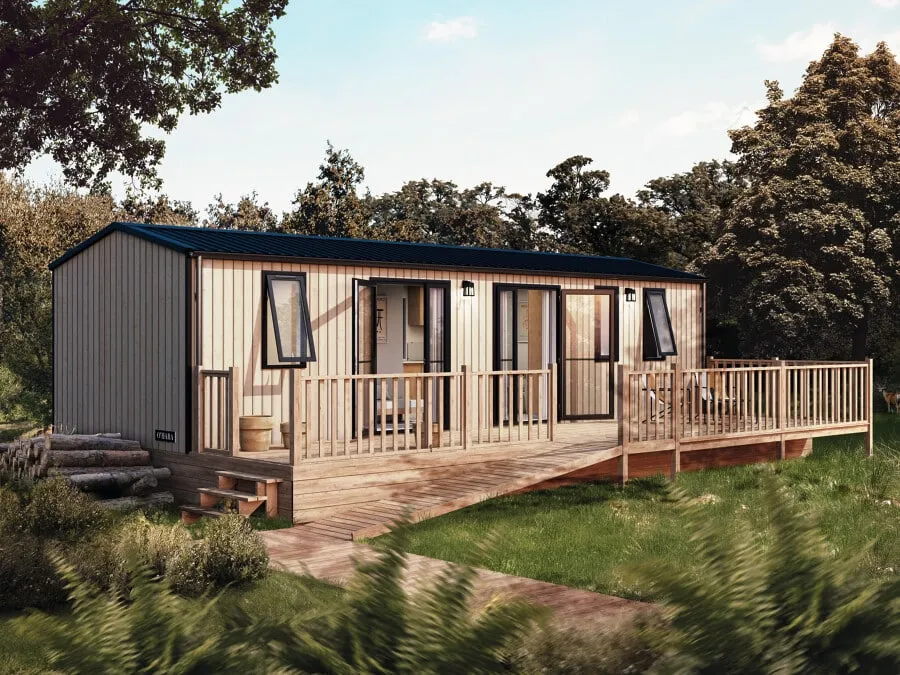 Location - Mobil-Home - 3 Chambres - 1 Salle De Bain - Life Pmr Xxl - 50M² - - Castel Camping La Garangeoire