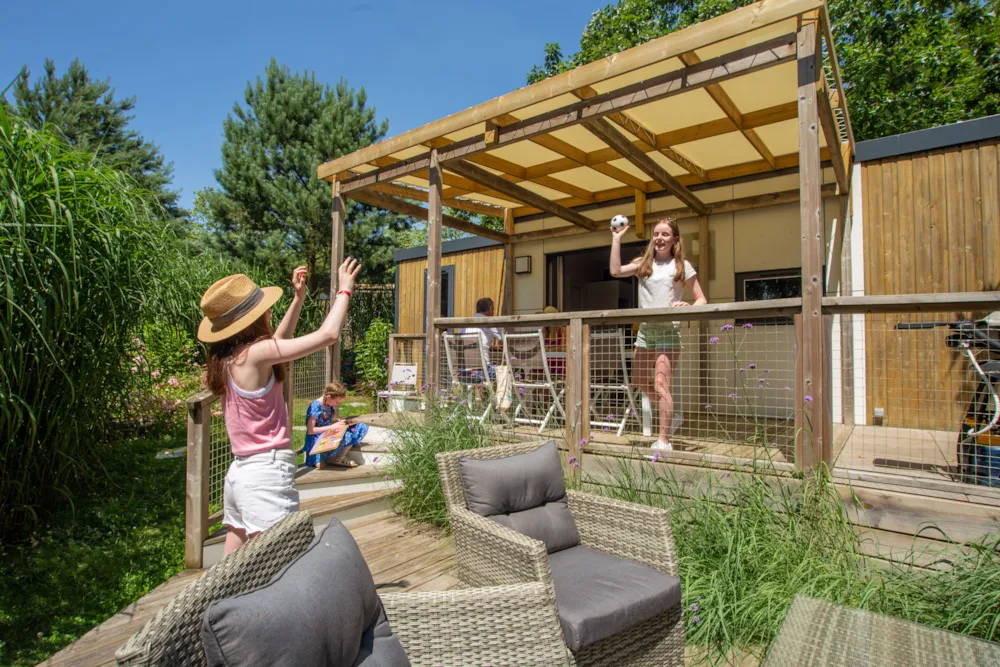 Location - Mobil-Home - 2 Chambres - 2 Salles De Bain - Taos Premium - 35 M2 - - Castel Camping La Garangeoire