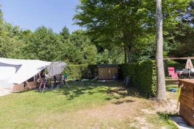 PREMIUM PITCH FOR TENT - with  electricity: 16 A