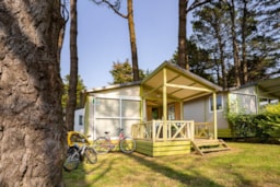 Accommodation - Chalet Guérande 2 Bedrooms ** - Camping Sandaya Le Moulin de l'Eclis