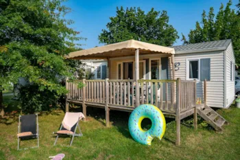 Mietunterkunft - Cottage Saline 2 Schlafzimmer *** - Camping Sandaya Le Moulin de l'Eclis