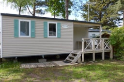 Alloggio - Casa Mobile Chalet 2 Chambres - Camping Au Soir d’Eté