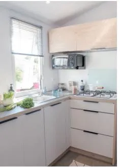 Mietunterkunft - Mobilheim Mit 1 Schlafzimmer - Camping Au Soir d’Eté